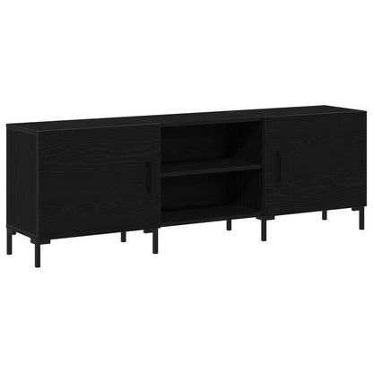 Tv-Meubel 150X30X50 Cm Engineered Hout Zwart eiken