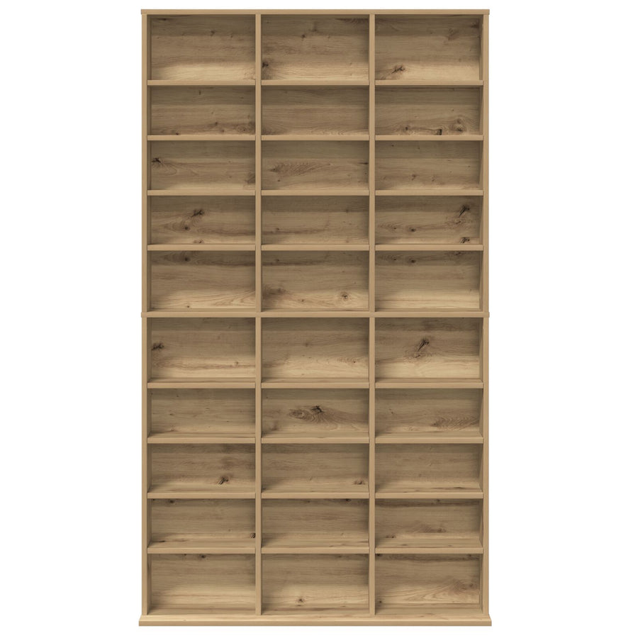 Cd Kast In Artisan Eiken - 101X23X177.5 Cm Gemaakt Van Gelamineerd Hout
