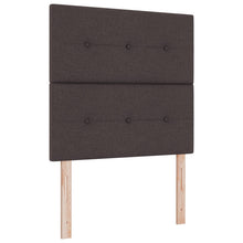 Hoofdbord Knopen Tufted Stof Donkerbruin 80 cm Hoog hoofdbord