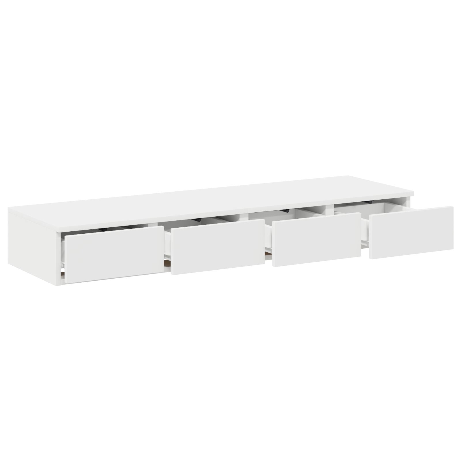Bedladen Geengineerd Hout Wit 120 x 36,5 x 16,5 cm