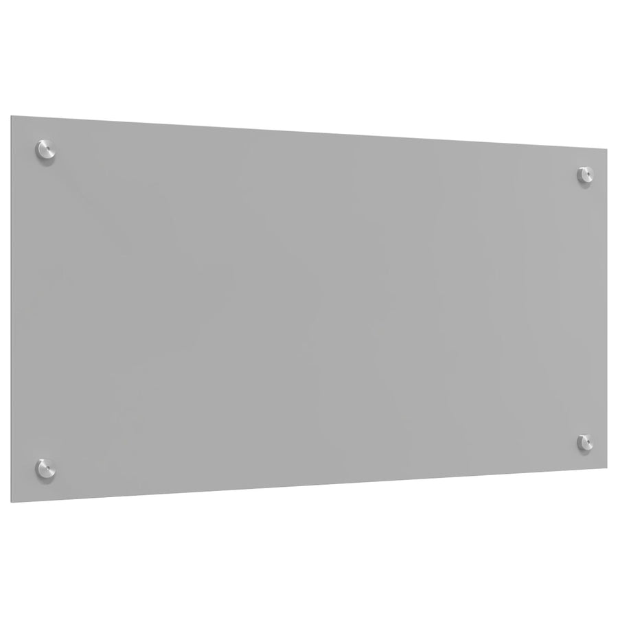 Keukenachterwand 80X40X0,6 Cm Gehard Glas Lichtgrijs 80 x 40 cm