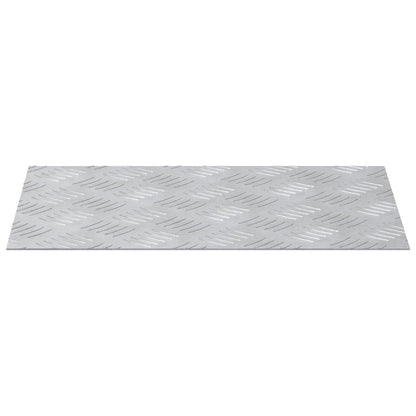 Aluminium Checker Platen 4 Stuks Antislip 40X30 Cm 40 x 30 x 0.3 cm Rechthoekig
