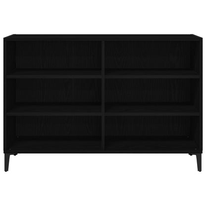 Dressoir Zwart Eiken 103,5X35X70 Cm Gelaagd Hout