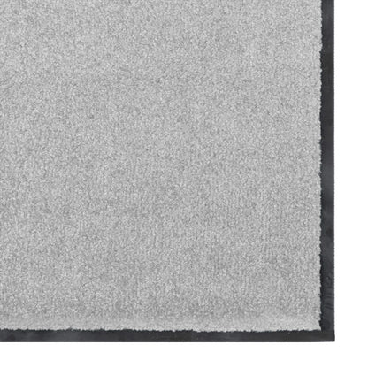 Deurmat Grijs Rechthoek 90X150 Cm