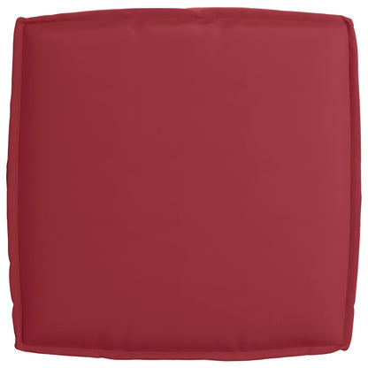 Palletkussen Voor Zit 60X60X12 Cm Oxford Stof Bordeauxrood