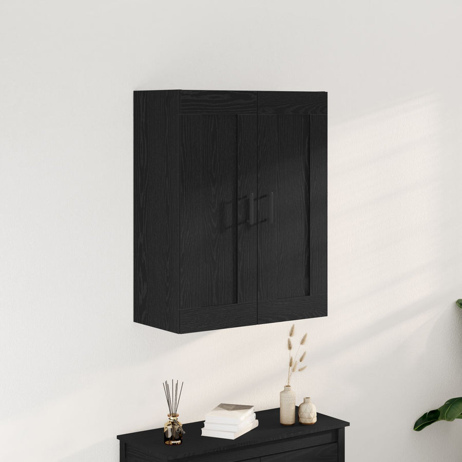 Highboard 69,5X34X90 Cm Gefabriceerd Hout Zwart eiken
