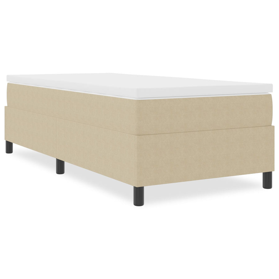 Boxspringbed Corduroystof Lichtgroen Grijs 100 x 200 cm