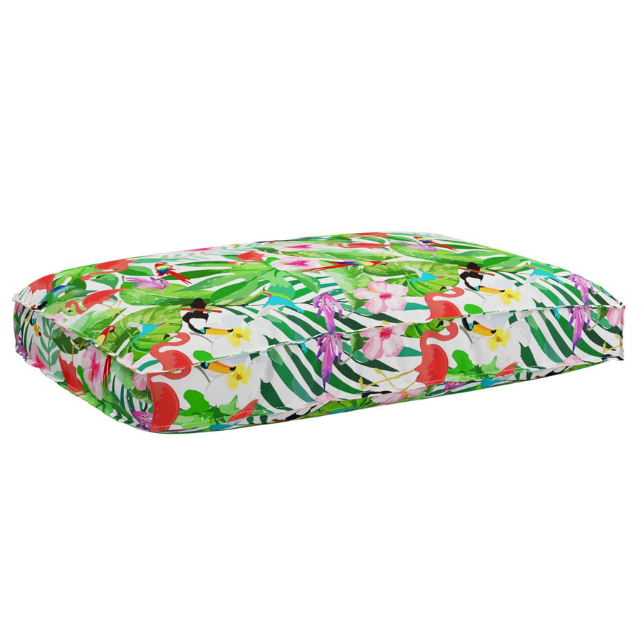 Buiten Kussen Polyester 120 X 12 X 80 Cm Tropisch jungle