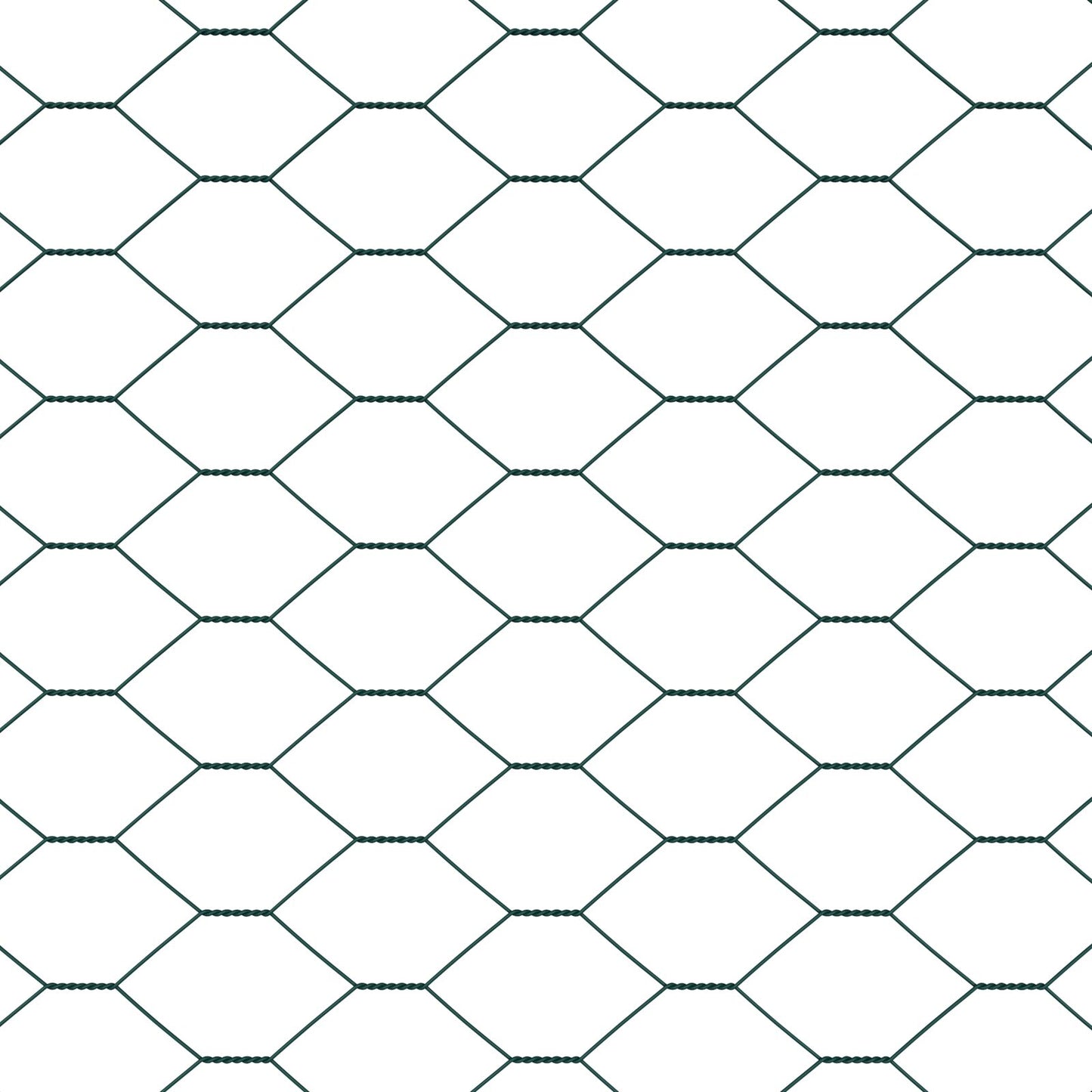 Hekpalen 11 Stuks U-Channel Groen 140 Cm Staal,  Zeshoekig Hek Groen 1.4X50 M Staal