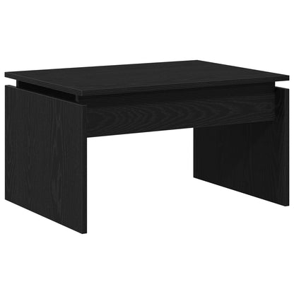 Salontafel Zwart Eiken 68X38X50 Cm Samengesteld Hout