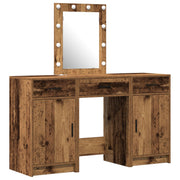 Console table with drawer Brown 50 x 41 x 135 cm Engineered wood