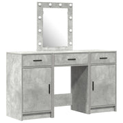 Kaptafel 50x41x135 cm grijs engineered hout