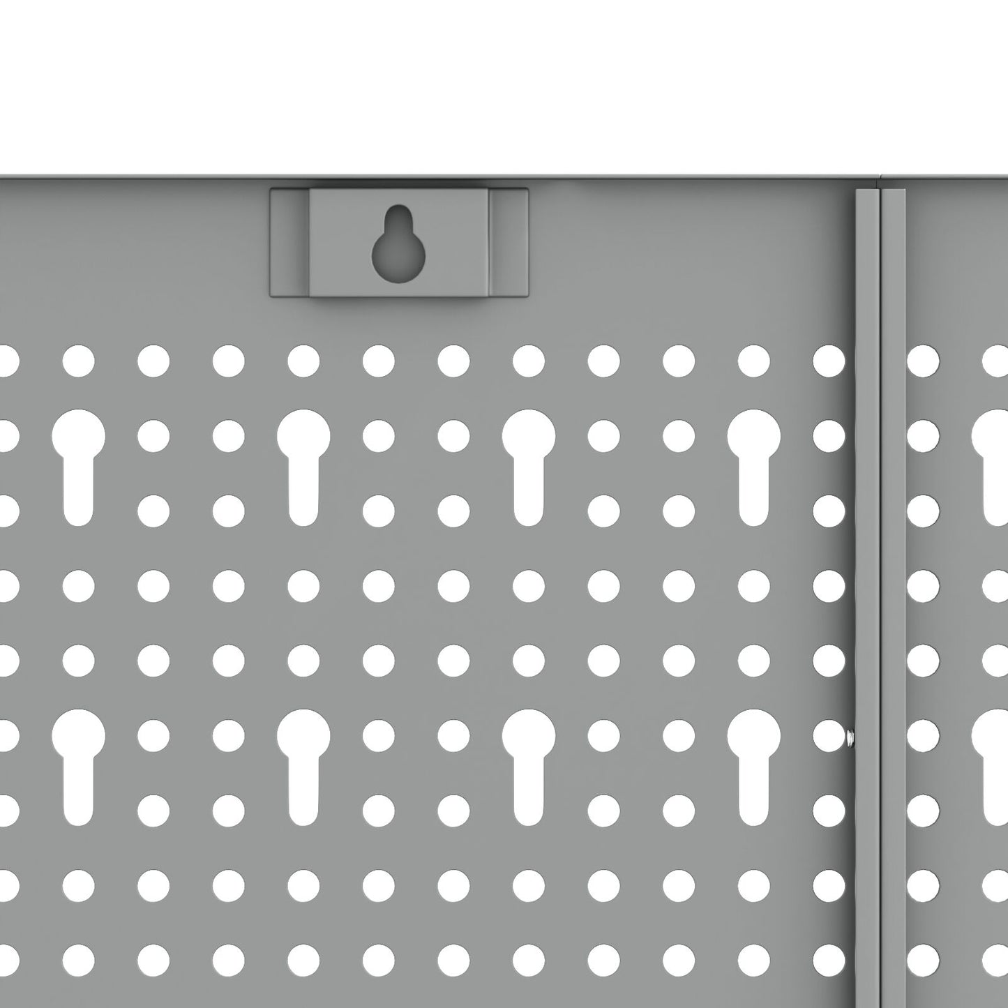 Pegboards - 3-Pack Met 15 Accessoires, Grijs, 150X, Staal 60 cm