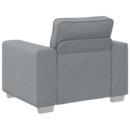 Fauteuil Stoffen Lichtgrijs 59 cm