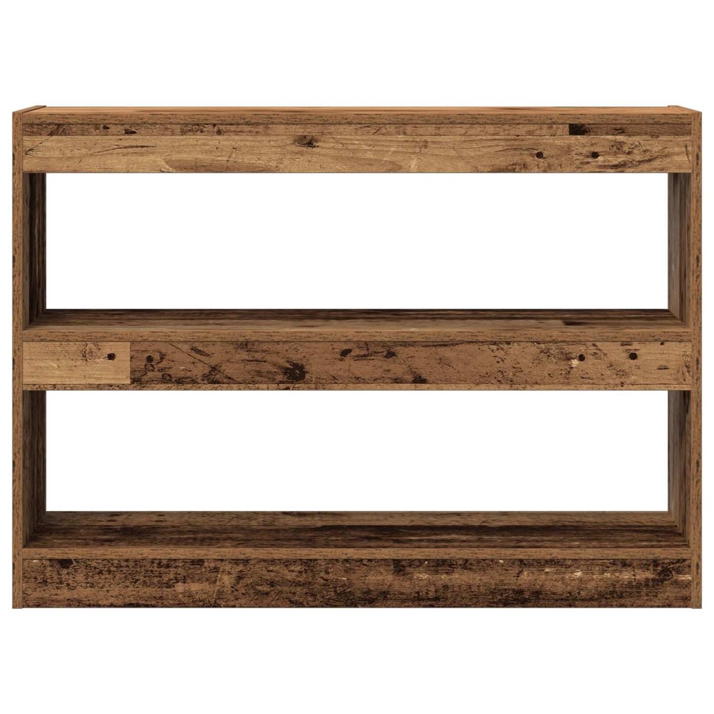 Boekenkast/Roomdivider In Oud Hout, 100X30X72 Cm, Gemaakt Van Engineered Hout