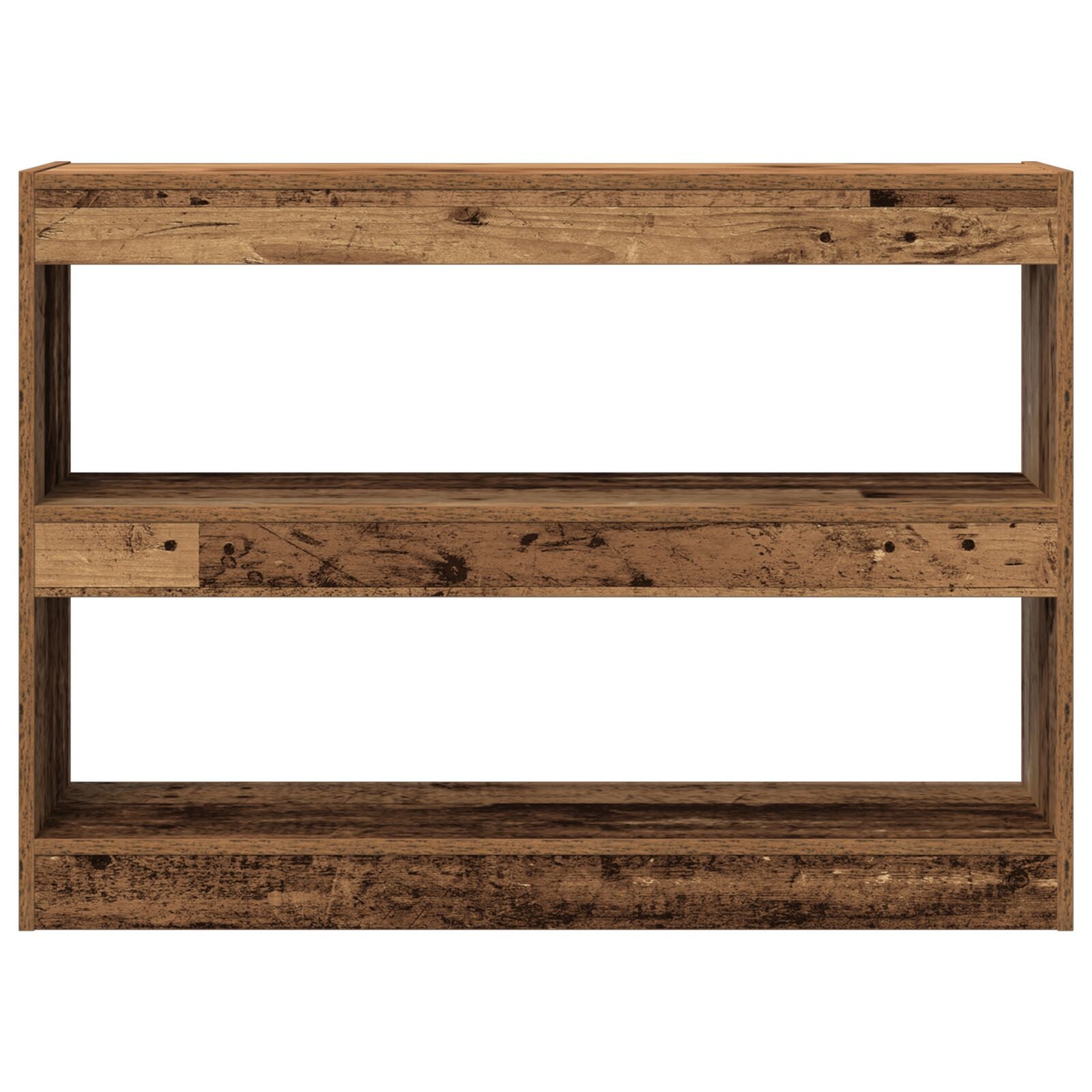 Boekenkast/Roomdivider In Oud Hout, 100X30X72 Cm, Gemaakt Van Engineered Hout