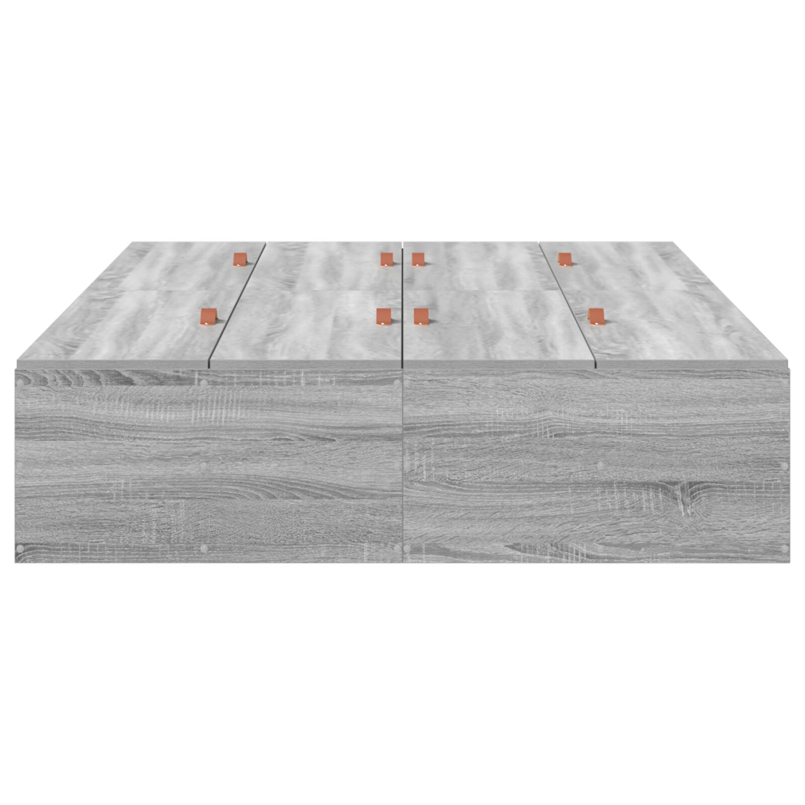 Opbergbedframe Grijs Sonoma 120 x 190 cm