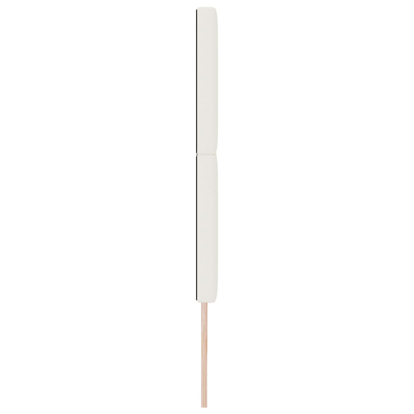 Hoofdbord Effen Design Kordsstoffen Crème 200 cm Hoog hoofdbord