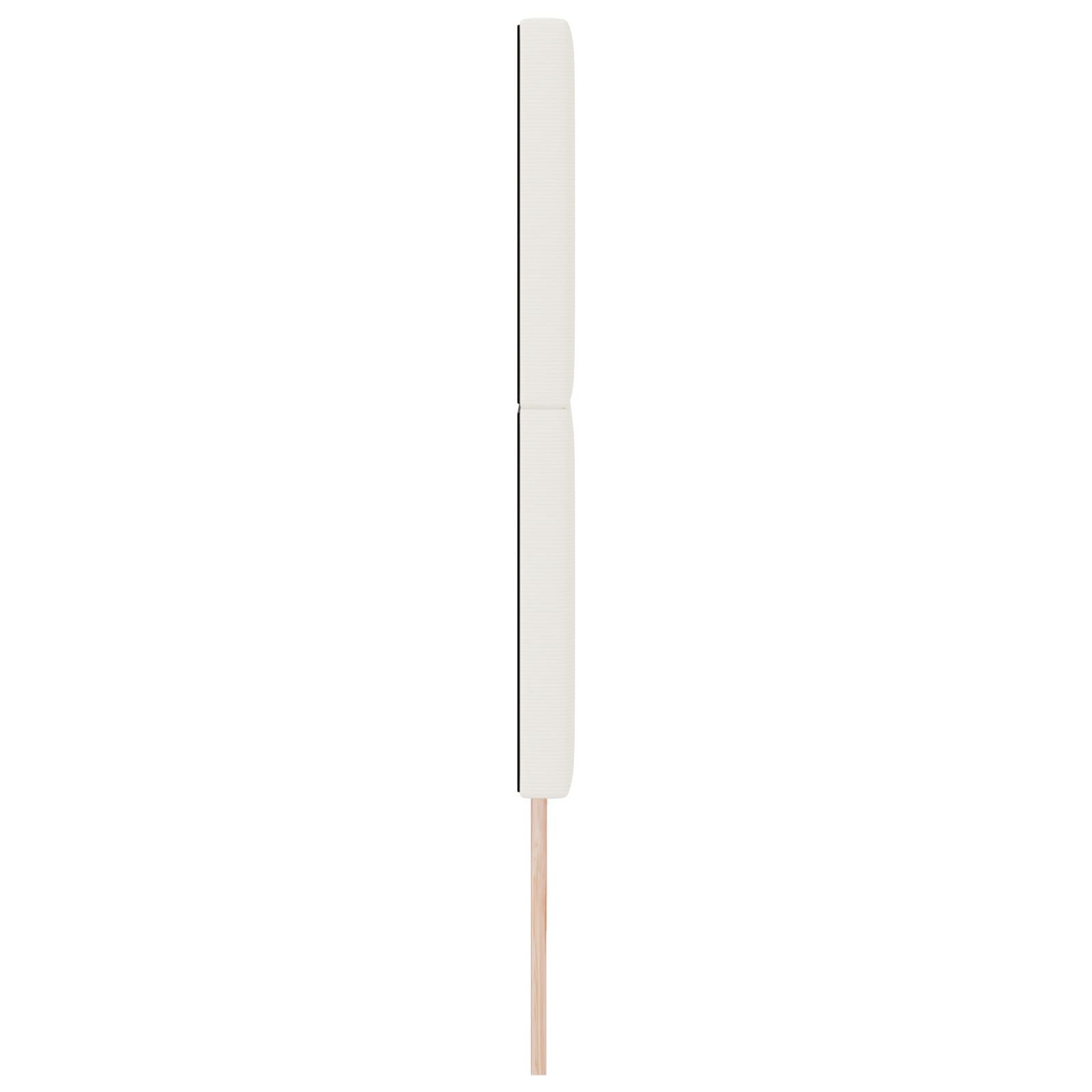 Hoofdbord Effen Design Kordsstoffen Crème 200 cm Hoog hoofdbord