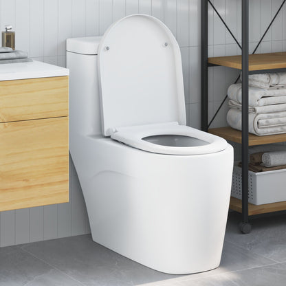 Snelsysteem Toiletbril Met Zachte Sluit Duroplast Wit
