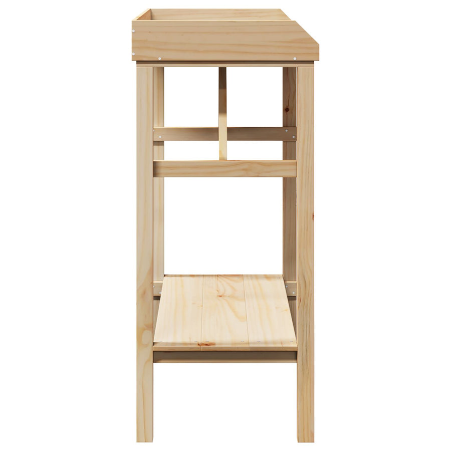 Tuin Potting Tafel 75X40X90 Cm Massief Hout Grenen Natuurlijk