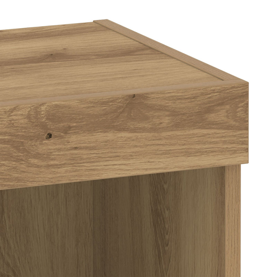Wandkast Met Led-Verlichting Artisan Eiken 40X30X30 Cm