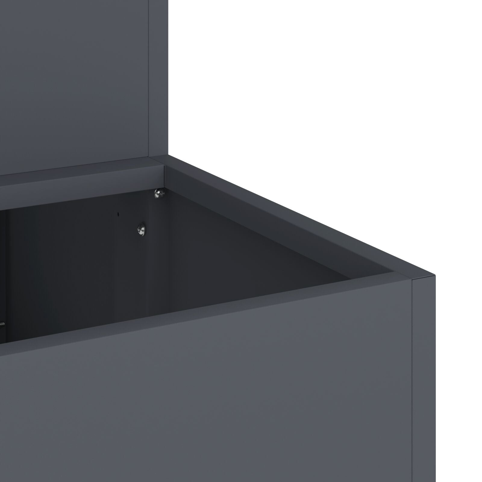 Tuinplanter 2-Niveau Plastic 100 x 60 x 45 cm Anthraciet
