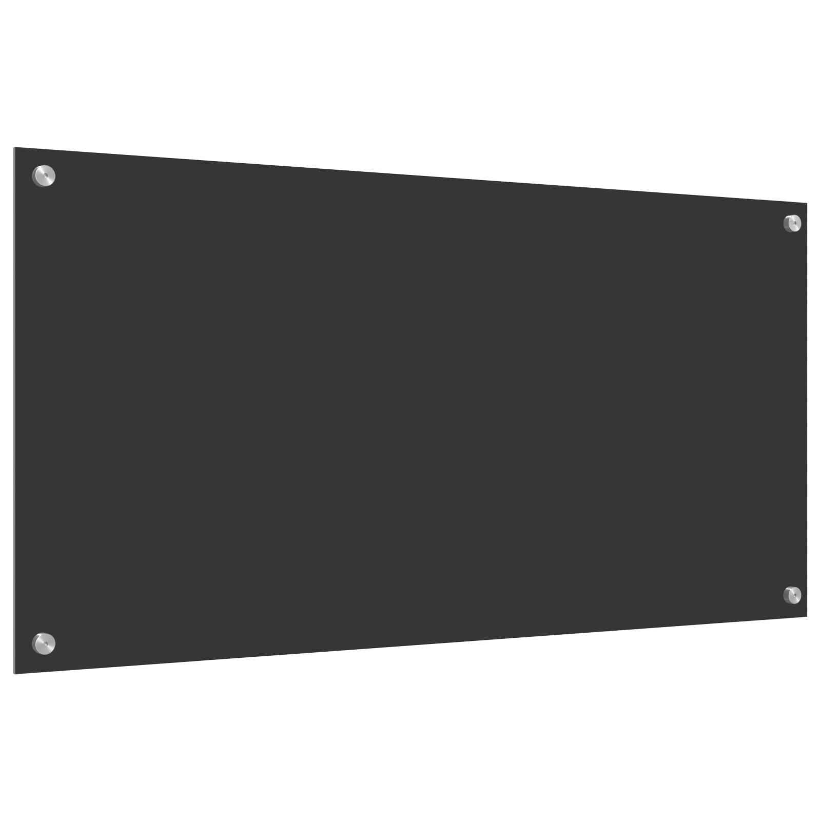 Keukenachterwand 100X50X0,6 Cm Gehard Glas Donkergrijs 100 x 50 cm