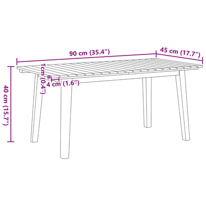 Tuinstoelen Met Tafel 3 Stuks Massief Acaciahout 2x 2-zitsstoel + tafel