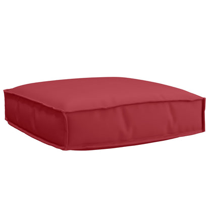 Palletkussen Voor Zit 60X60X12 Cm Oxford Stof Bordeauxrood