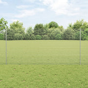 Hekpaal 1.2 x 25 m staal zilver