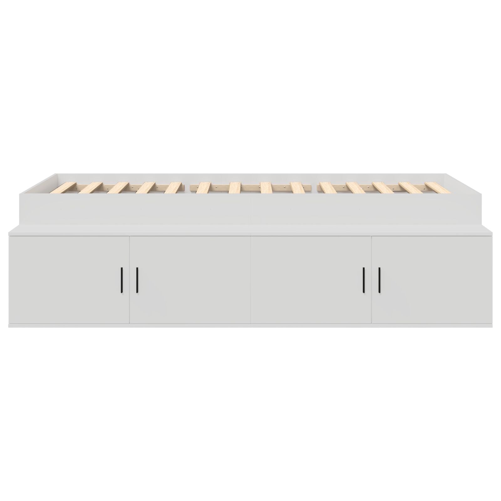 Opslagbedframe Wit 90X190 Cm