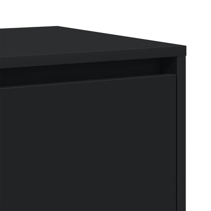 Zwart Dressoir Zwart Samengesteld Hout 120 X 41 X 75 Cm