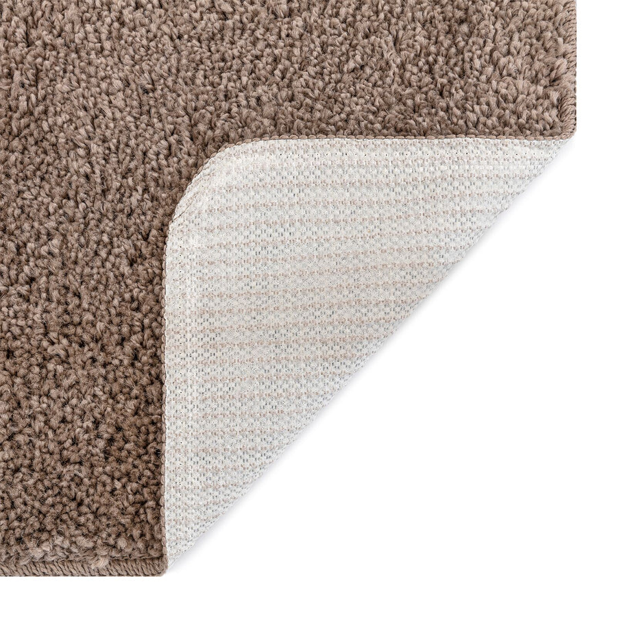 Shaggy Tapijt Met Latex Achterkant Bruin 80 x 150 cm
