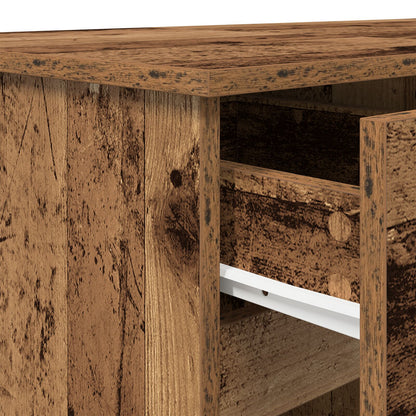 Bureau Oud Hout 140X49X76 Cm Bewerkt Hout