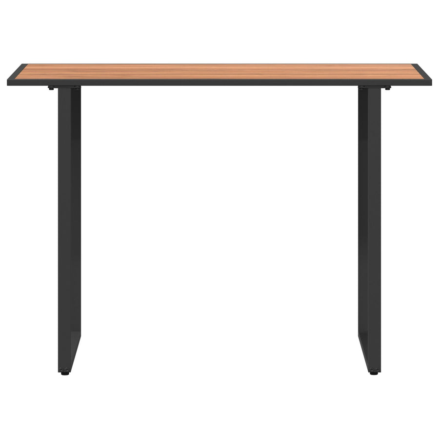 Tuin Tafel 100X55X70 Cm Dpc En Staal Bruin