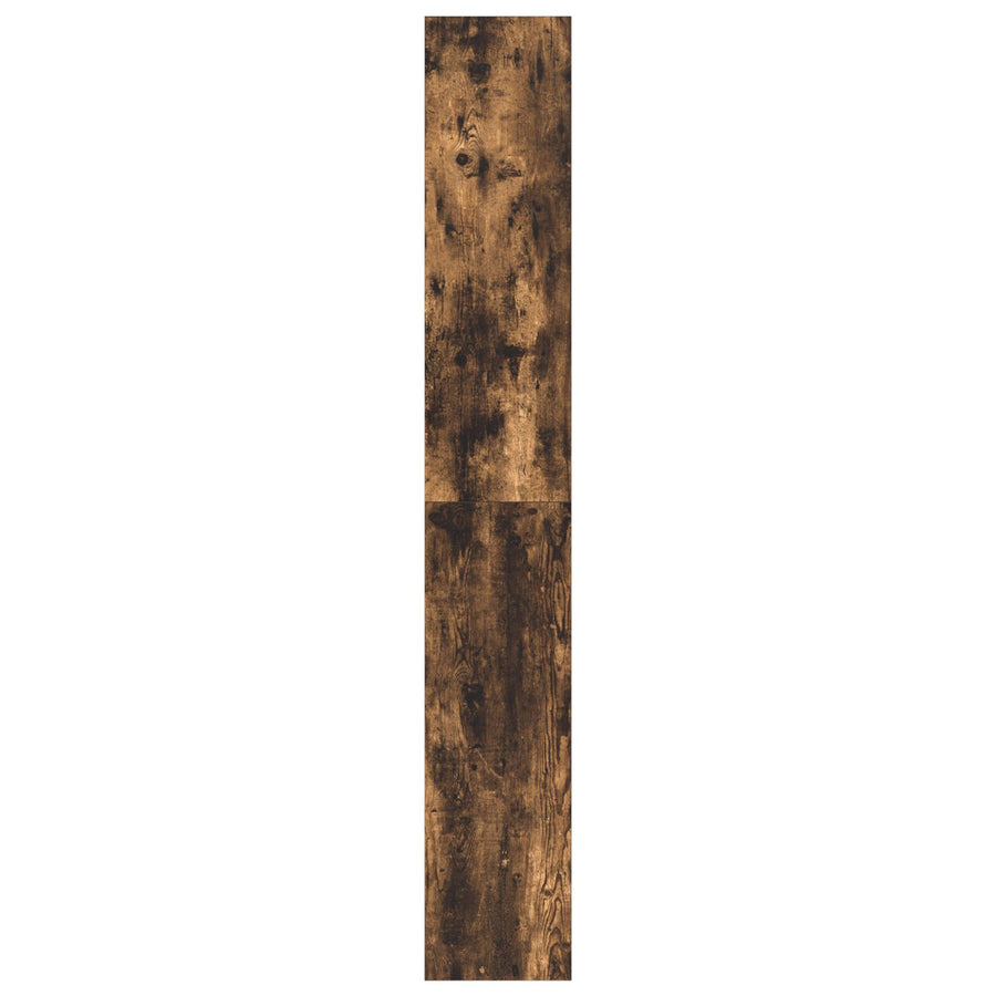 Bruine Boekenkast Bruin Geengineerd Hout 100 X 30 X 198 Cm