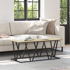 Salontafel Sonoma Eiken 100x50x40 cm metaal