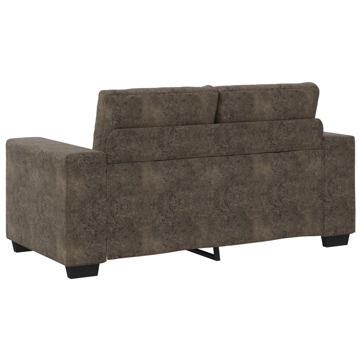 Loveseat Bank Kunstleer Donkergrijs 120 cm 120 cm