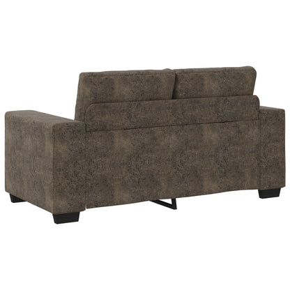 Loveseat Bank Kunstleer Donkergrijs 120 cm 120 cm