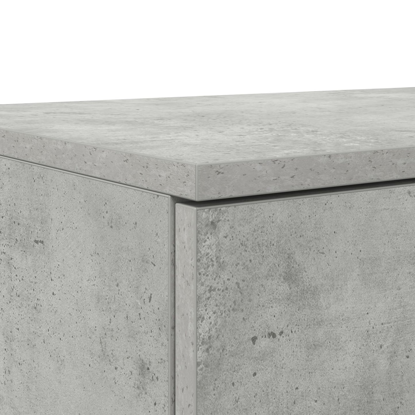 Bedlade Betongrijs Van Hout Beton grijs 100 x 36,5 x 16,5 cm