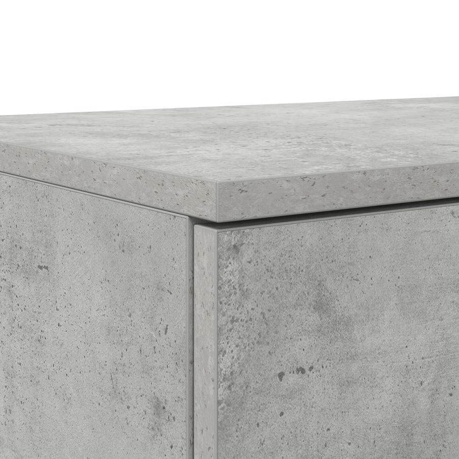 Bedlade Betongrijs Van Hout Beton grijs 100 x 36,5 x 16,5 cm