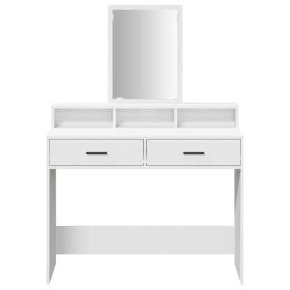 Kaptafel Met Lades - - 100 x 41 x 140 cm Wit