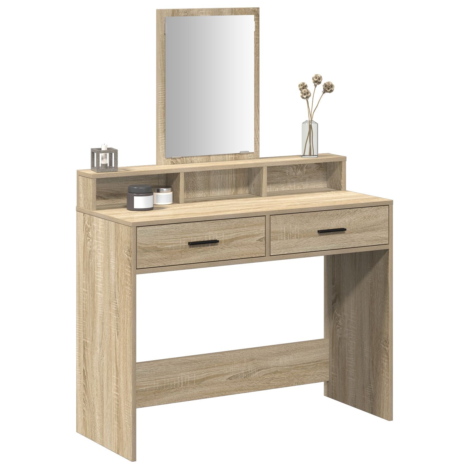 Kaptafel Met Laden Sonoma Eik 100 x 41 x 140 cm Sonoma eiken
