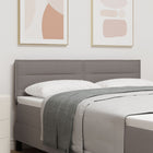 Hoofdbord 144 cm stof taupe