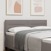 Hoofdbord 144 cm stof taupe