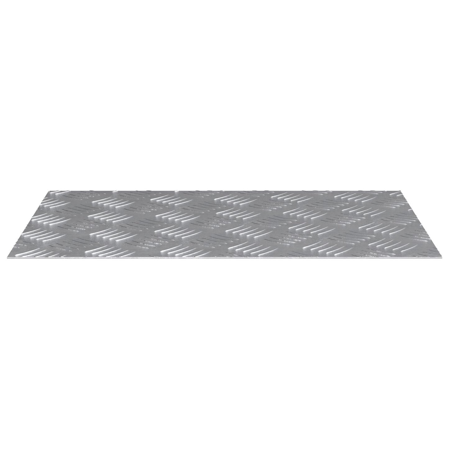 Aluminium Checker Platen 2 St Antislip 60X40 Cm 60 x 40 x 0.2 cm Rechthoekig