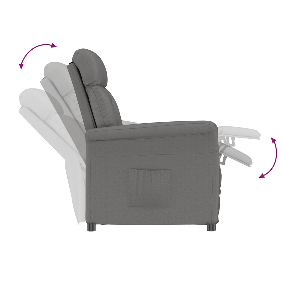 Relaxfauteuil Donkergrijs