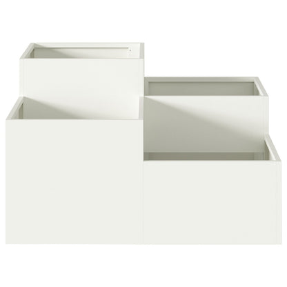 Tuin Planter Te Staal Wit 100 x 100 x 48 cm