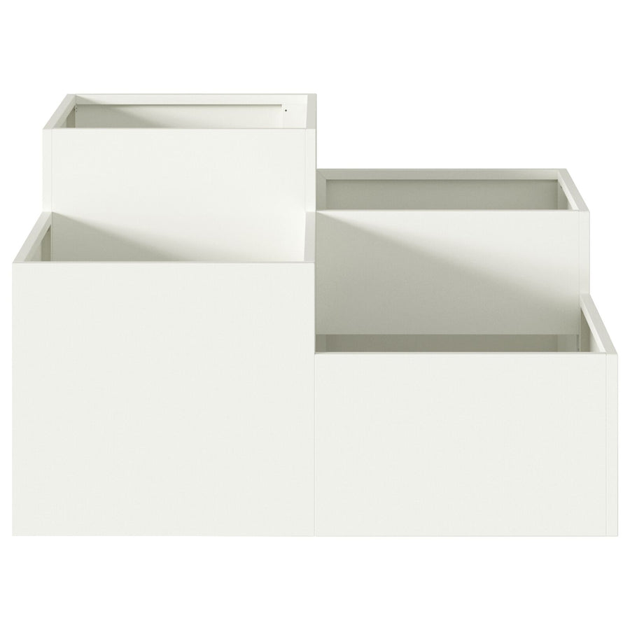 Tuin Planter Te Staal Wit 100 x 100 x 48 cm